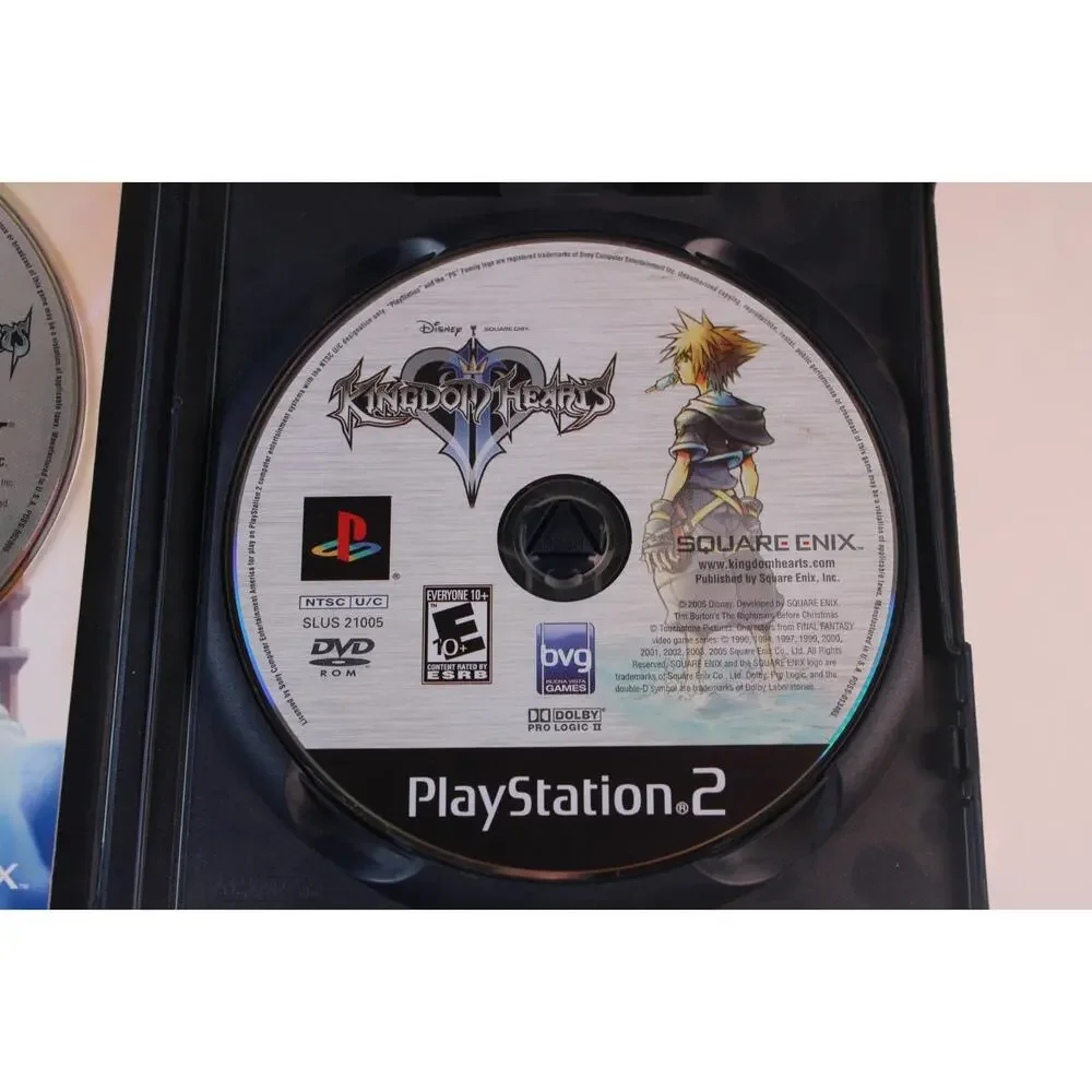 2 game lot: Kingdom Hearts II + Kingdom Hearts 1 disc only (Sony PS2) Tested